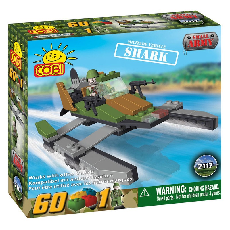 Petite arme 60 pices Shark Military Vehicle Construction