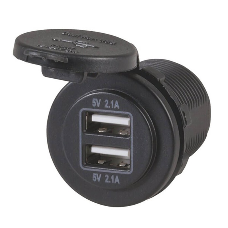 Prise de ports de charge USB  double usb facile (2x2.1a)