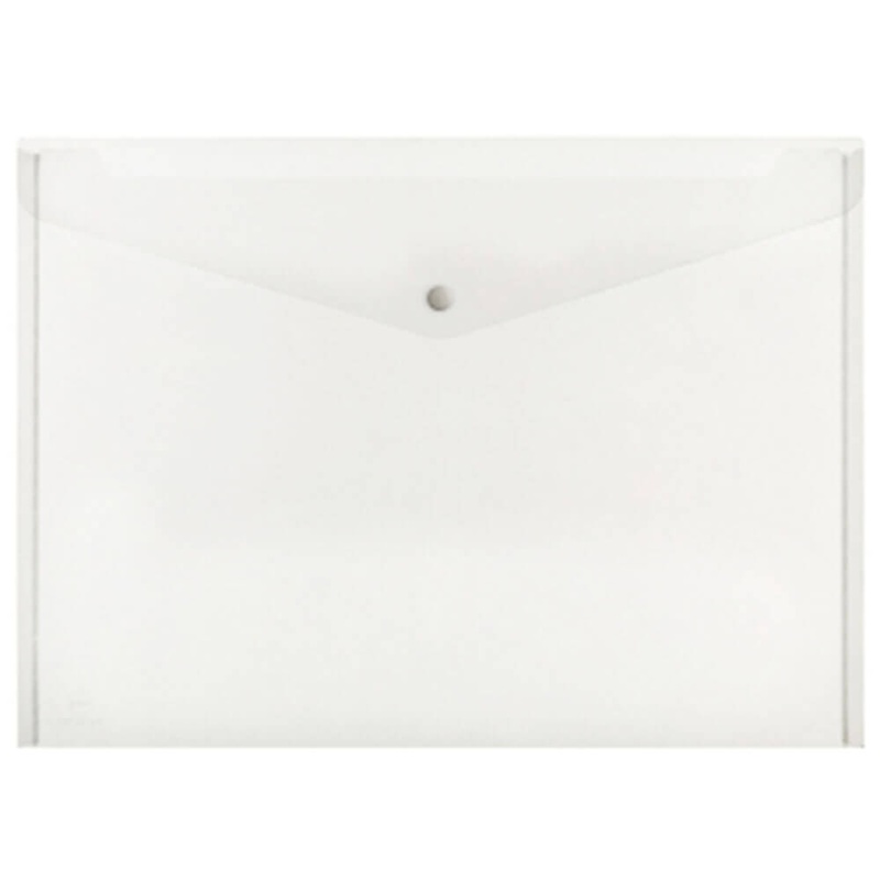 Portefeuille de document de fermeture de bouton marbig A3 (clair)