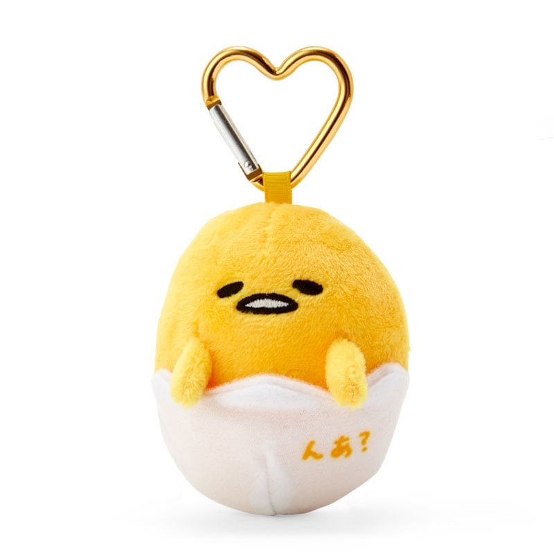 Gudetama Plush Mascot All My Heart Keychain