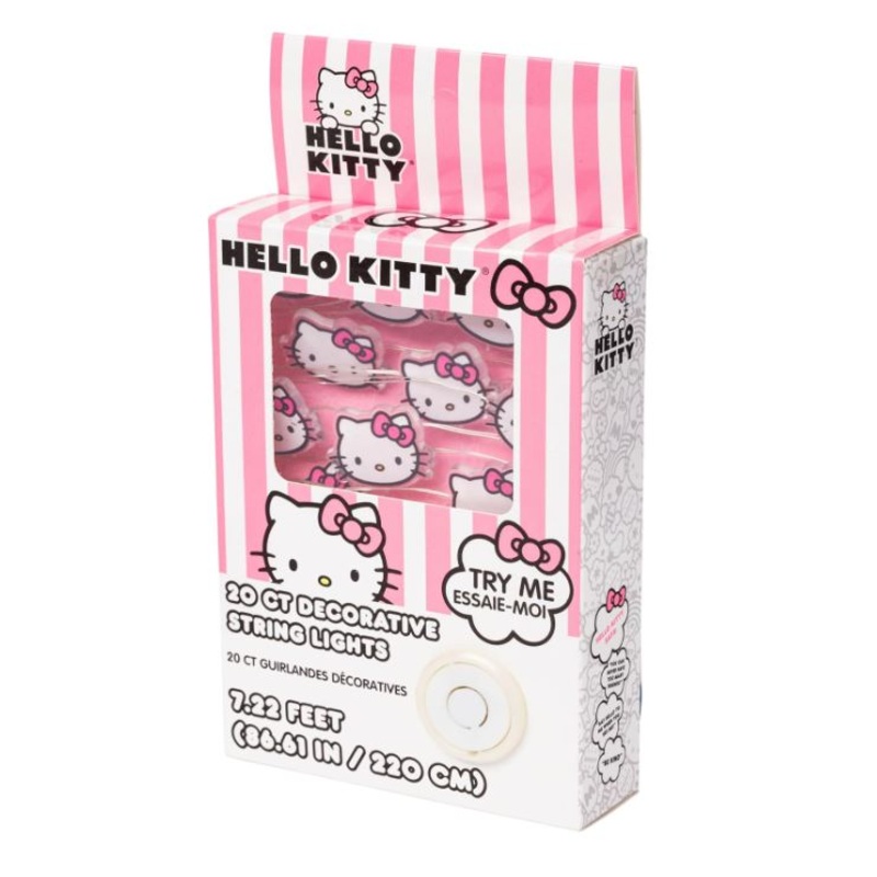 Hello Kitty Pink Bow 20ct LED String Lights