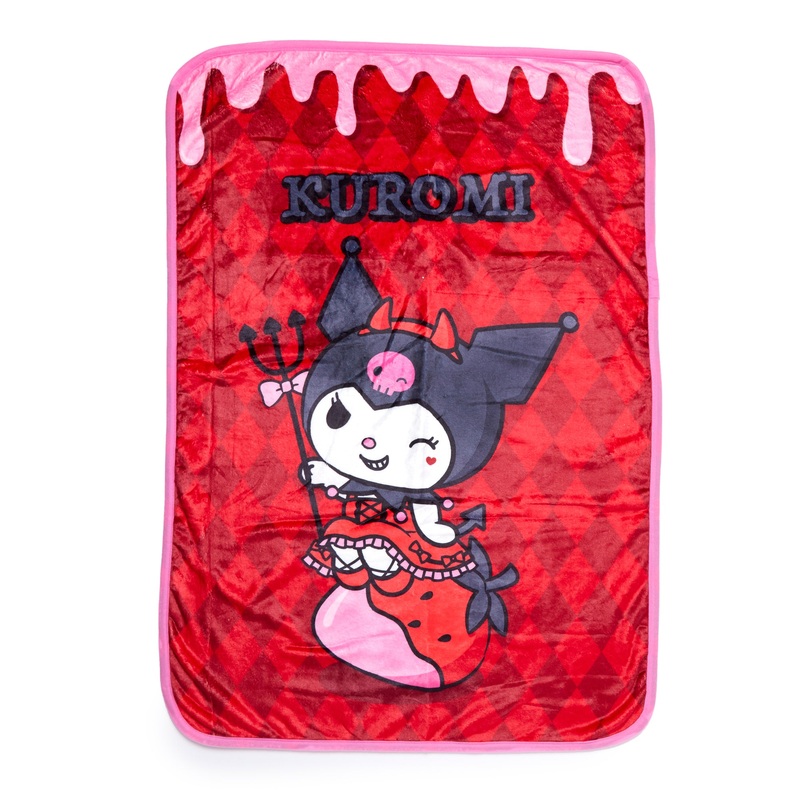 Kuromi Throw Blanket (Strawberry Treat Series)