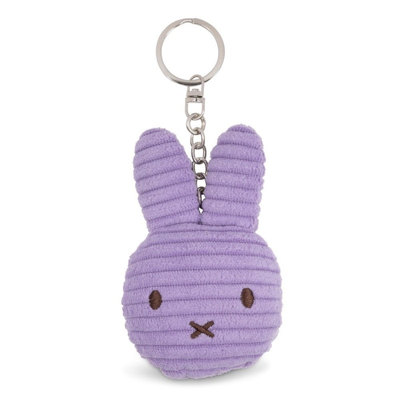 Miffy & Friends Miffy Flat Keychain (ECO) Corduroy Lilac 10cm