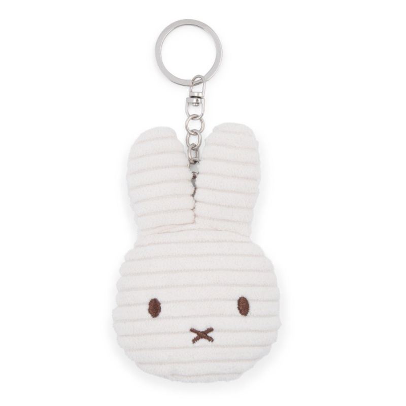 Miffy & Friends Miffy Flat Keychain (ECO) Corduroy Offwhite 10cm