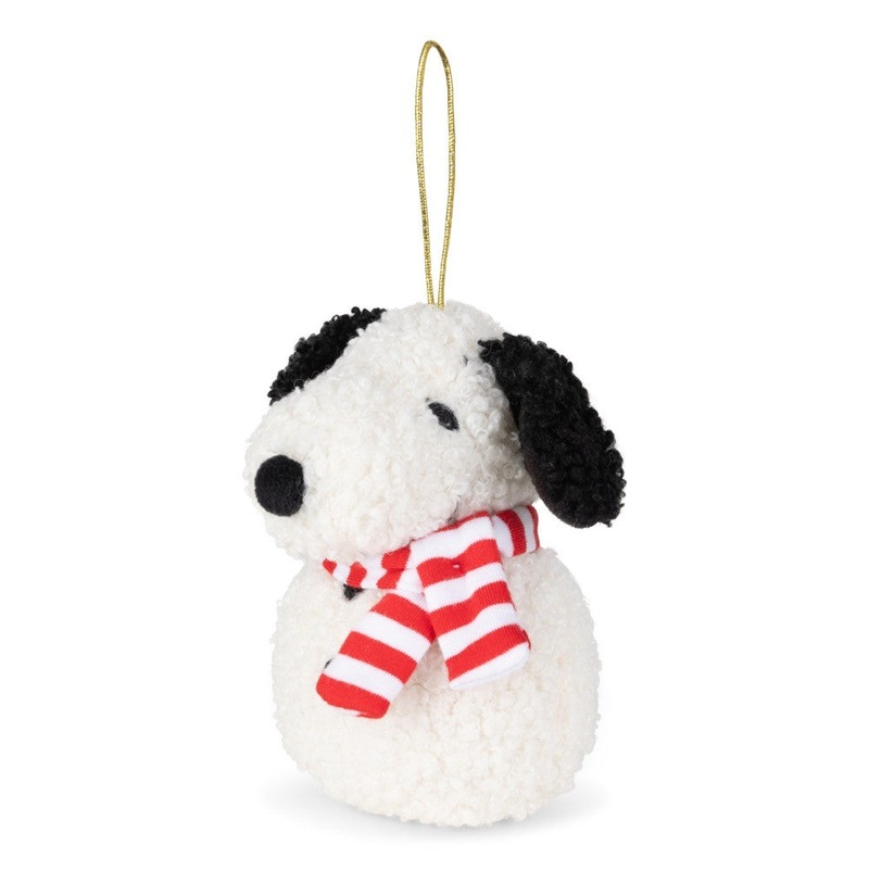 Peanuts Snoopy (ECO) Tiny Teddy Cream Snowman 10cm