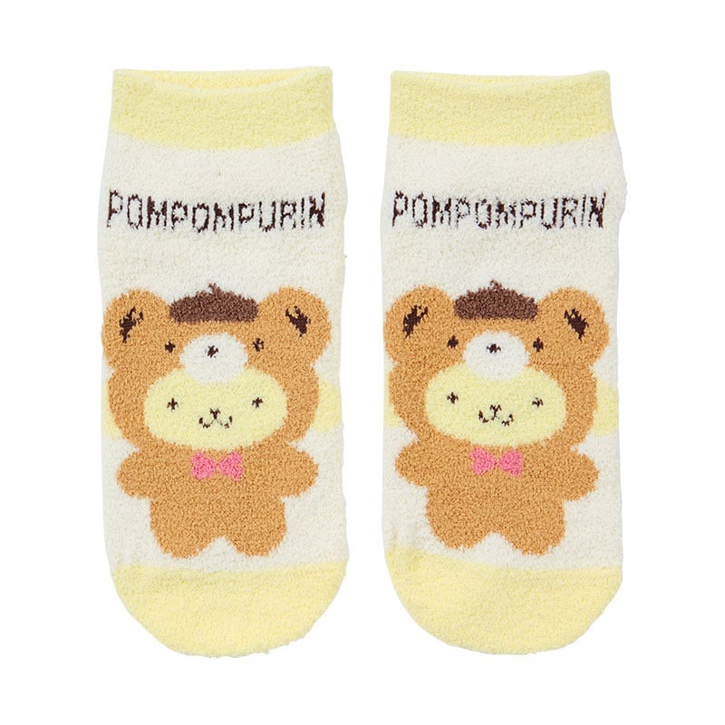 Pompompurin Teddy Bear Cozy Ankle Socks