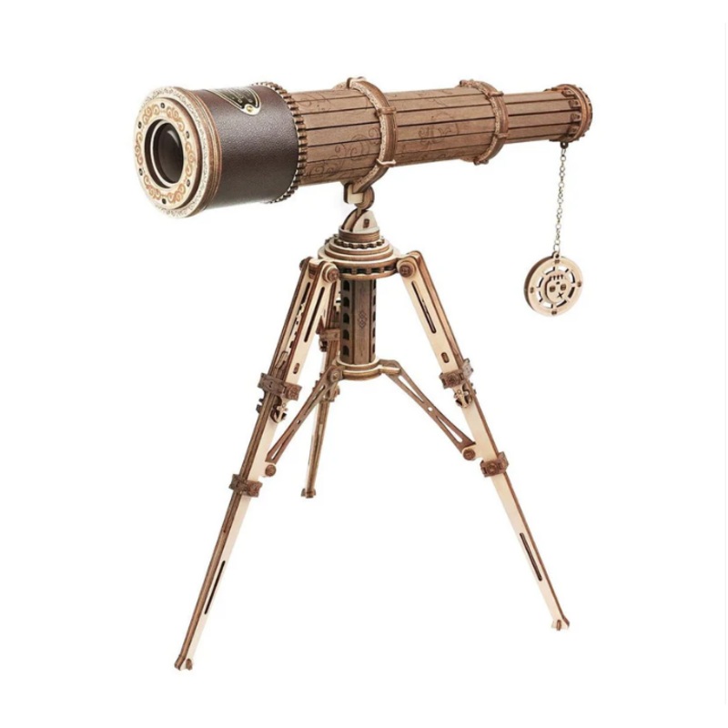 Robotime 3D DIY Wooden Puzzle Monocular Telescope
