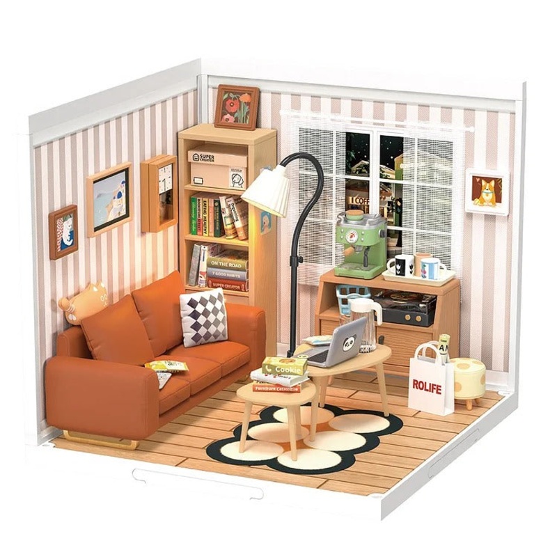 Robotime Rolife DIY Plastic Superstore Cozy Living Lounge