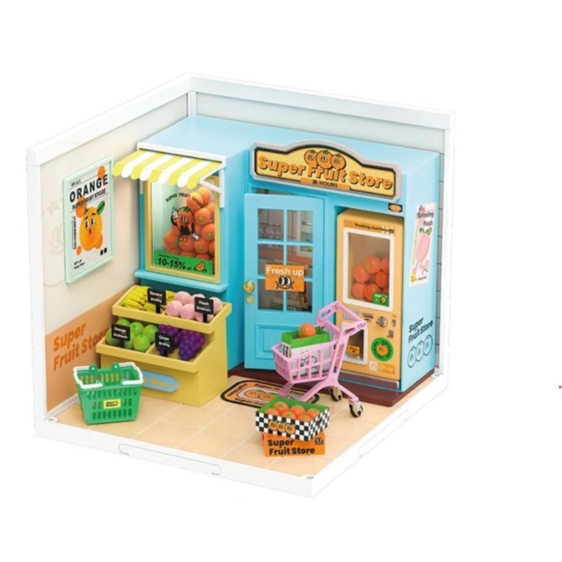 Robotime Rolife DIY Plastic Superstore Daily VC Fruit Store