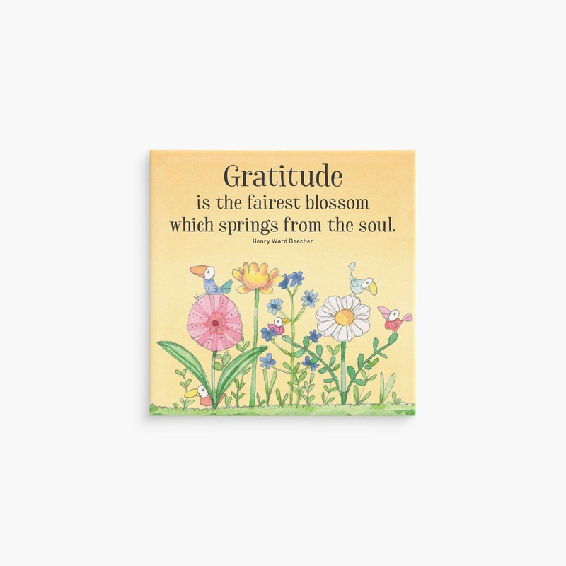 Affirmations-Twigseeds Magnet - Gratitude is the fairest
