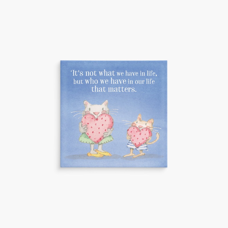 Affirmations-Twigseeds Magnet - It's Not What We Have In Life