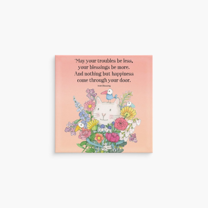 Affirmations-Twigseeds Magnet - May Your Troubles Be Less