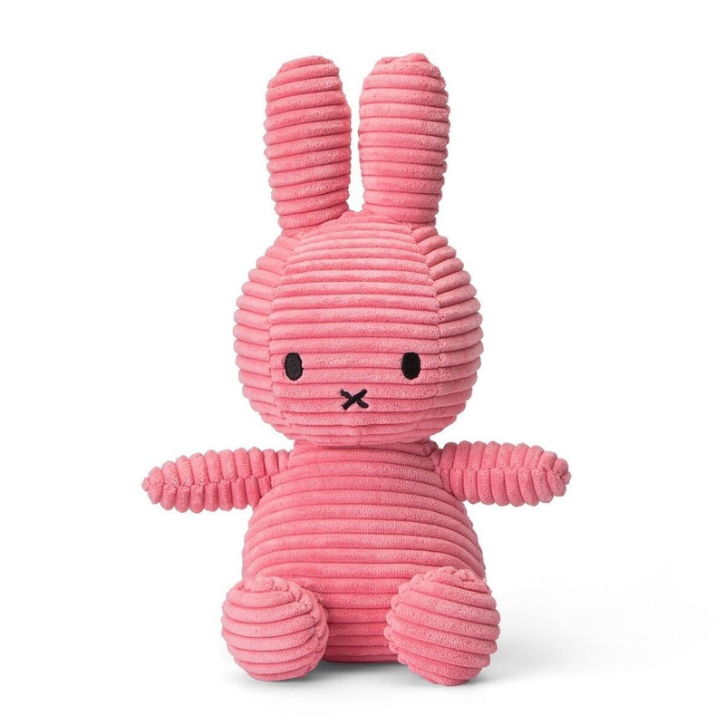Miffy & Friends Miffy (ECO) Corduroy Bubblegum Pink 23cm