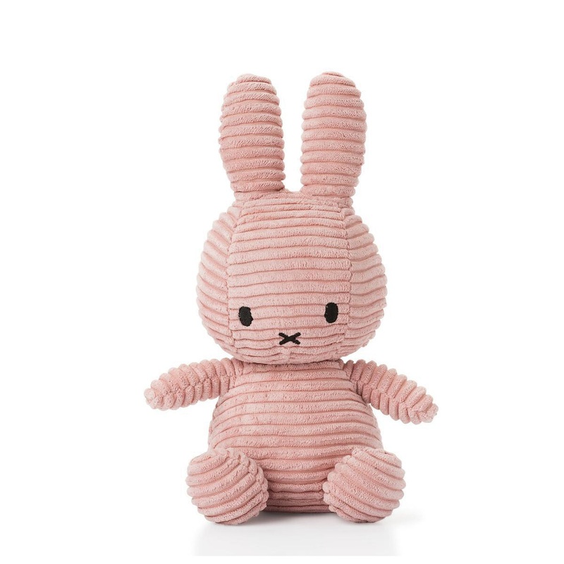 Miffy & Friends Miffy (ECO) Corduroy Pink 33cm