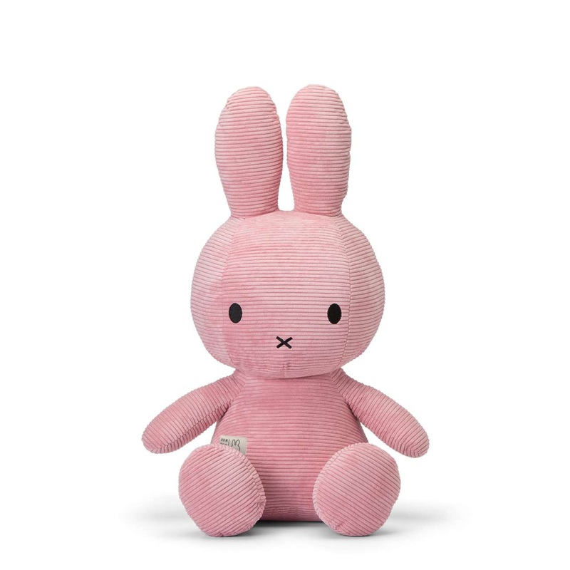 Miffy & Friends Miffy (ECO) Corduroy Pink 50cm