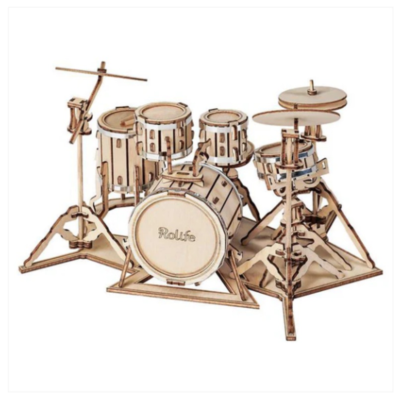 Robotime Classical 3D Drum Kit