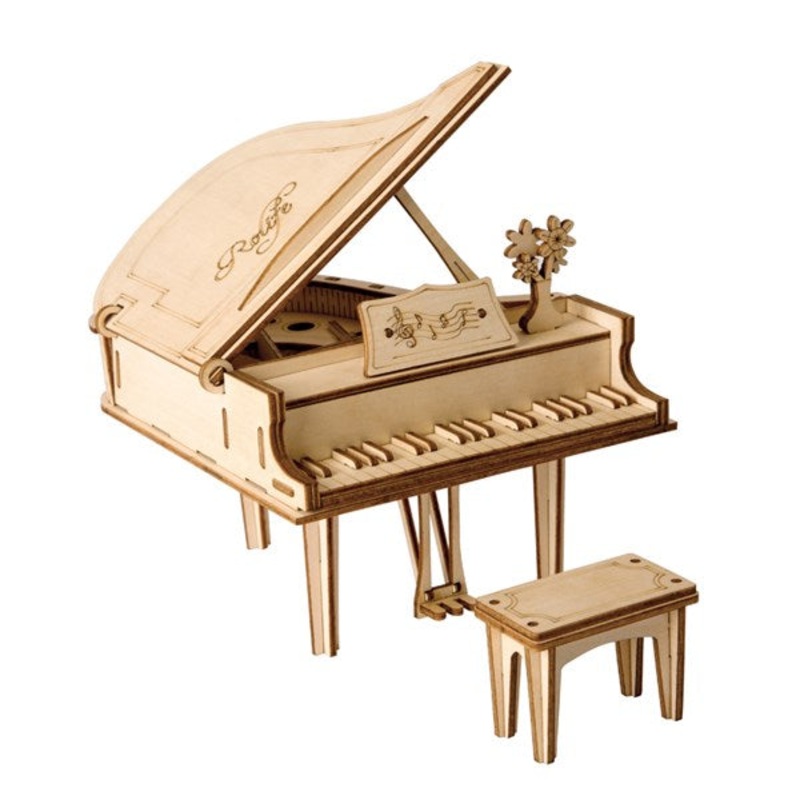 Robotime Classical 3D Wooden Grand Piano