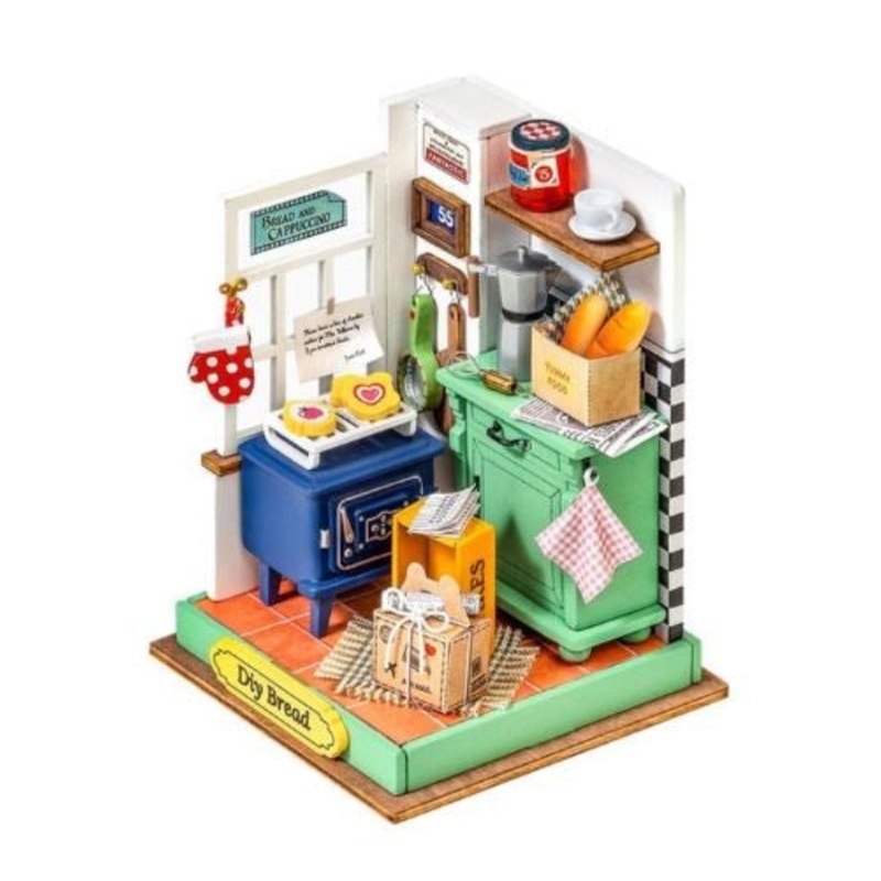 Robotime DIY Mini House Afternoon Baking Time