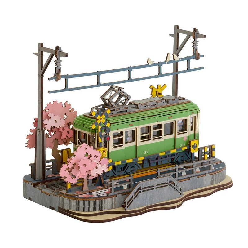 Robotime Rolife Sakura Journey 3D Wooden Puzzle 16.7cm