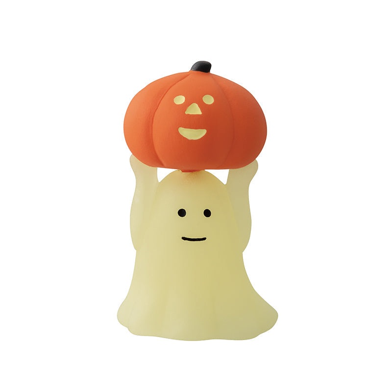 Decole Concombre Figurine - Halloween - Ghost With Pumpkin (Luminous)