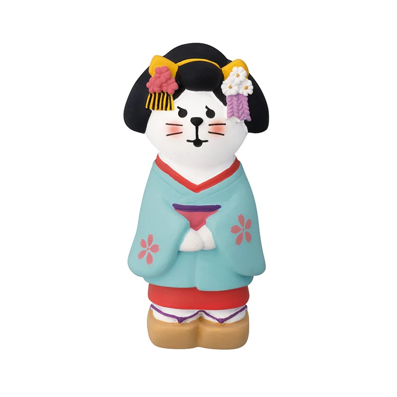 Decole Concombre Figurine - Kyoto - Matcha Cat