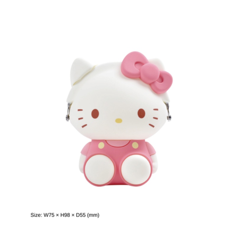 Hello Kitty - 3D POCHI Coral Pink - 7.5cm