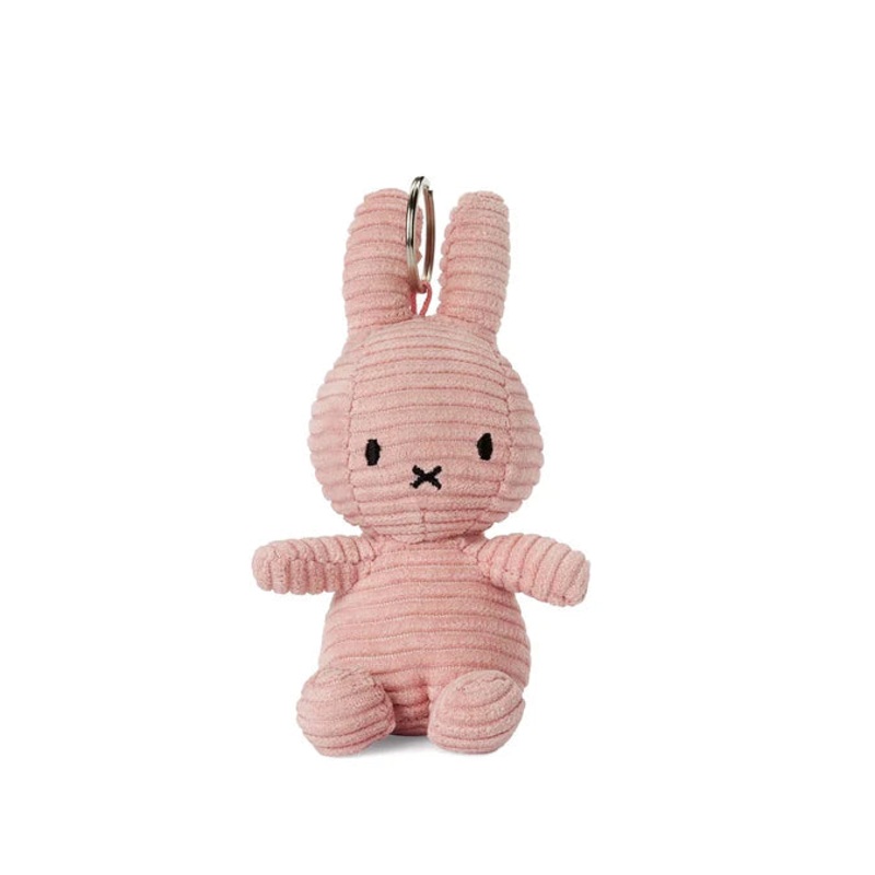 Miffy & Friends Miffy Keychain (ECO) Corduroy Pink 10cm