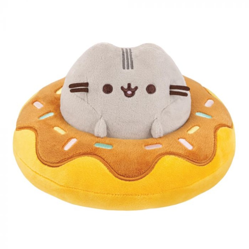 PUSHEEN IN CHOCOLATE DONUT