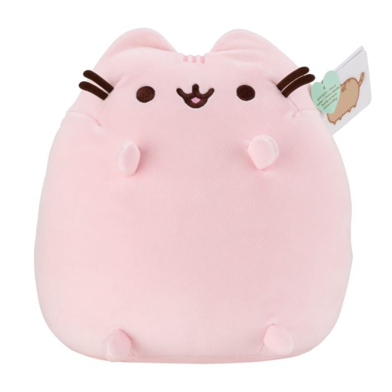 Pusheen Squisheen Sitting Pose Pink 27cm