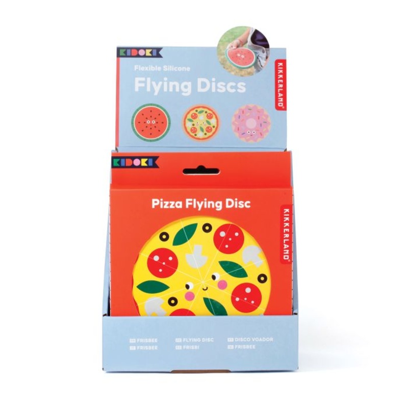 Kikkerland Kidoki Flying Discs Assorted Dia:15cm