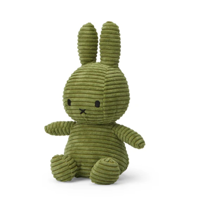 Miffy & Friends Miffy (ECO) Corduroy Olive Green 23cm