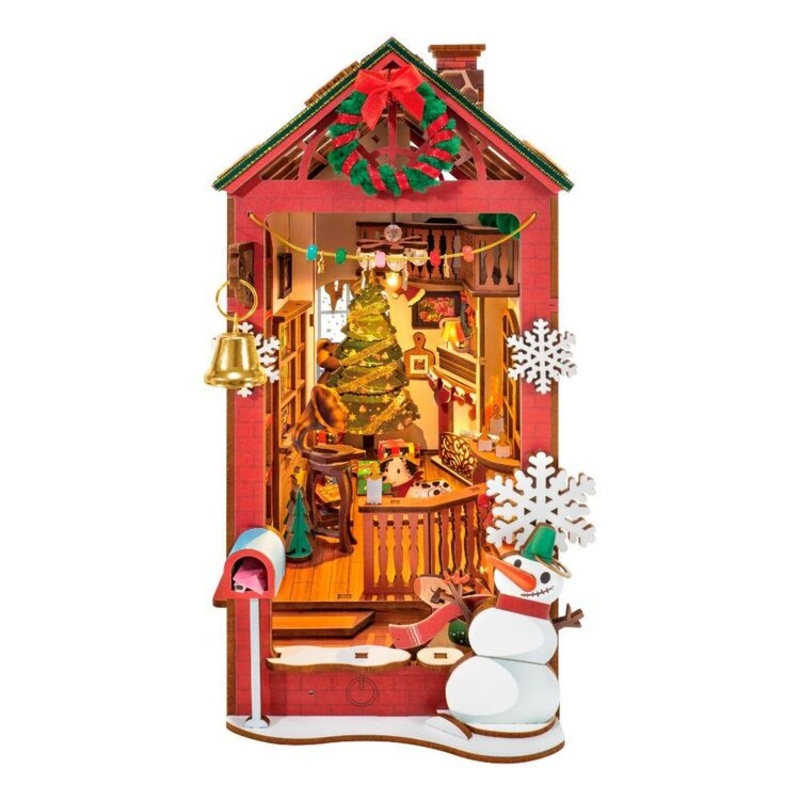 Robotime Rolife DIY Book Nook Christmas Indoor Scene TGC07