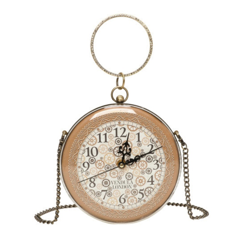 Vendula Tick Tock Clock Shop Pocket Watch Bag
