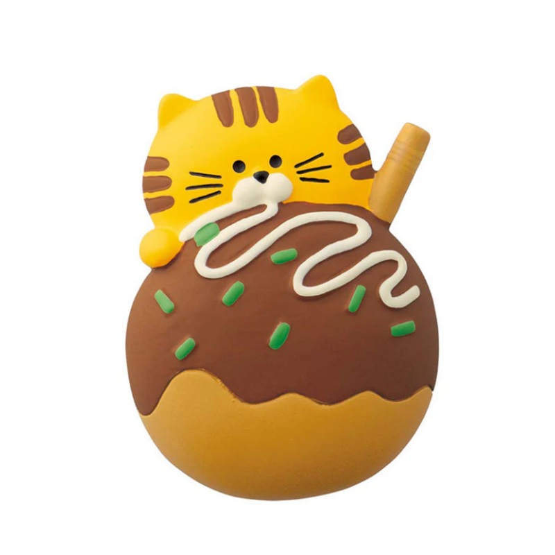 Decole Japanese Food Fridge Magnet - Takoyaki