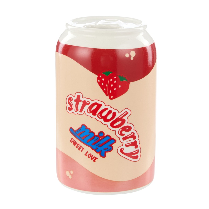 Emporium Lewis Ceramic Can Vessel Strawberry 11cm