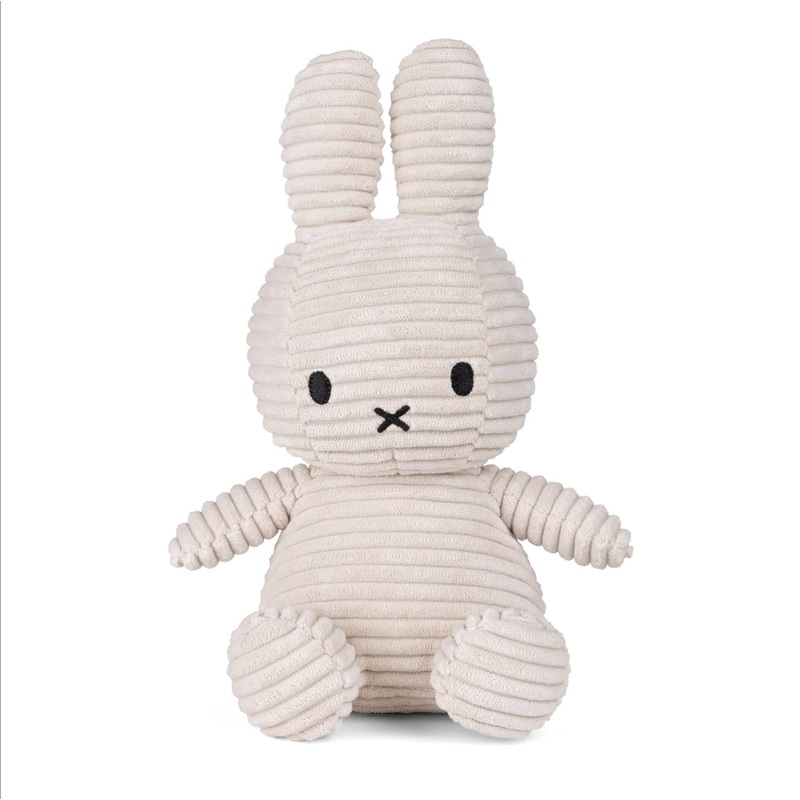 Miffy & Friends Miffy (ECO) Corduroy Lt .Stone Grey 23cm