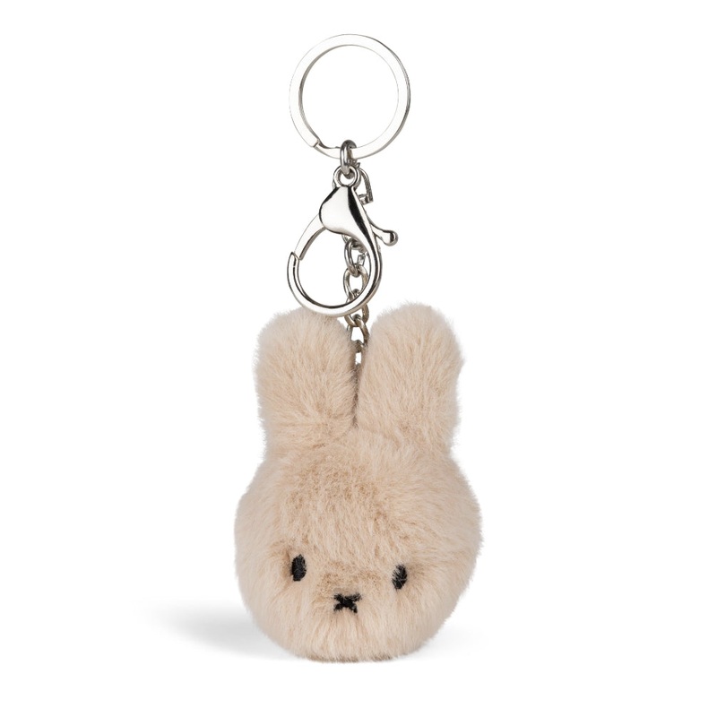 Miffy & Friends Miffy ECO Fuzzy Keychain Beige 8cm