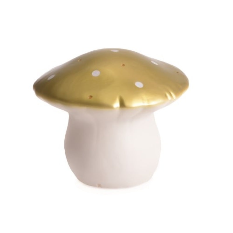 Knox & Floyd Heico Lamp  Medium Mushroom Gold