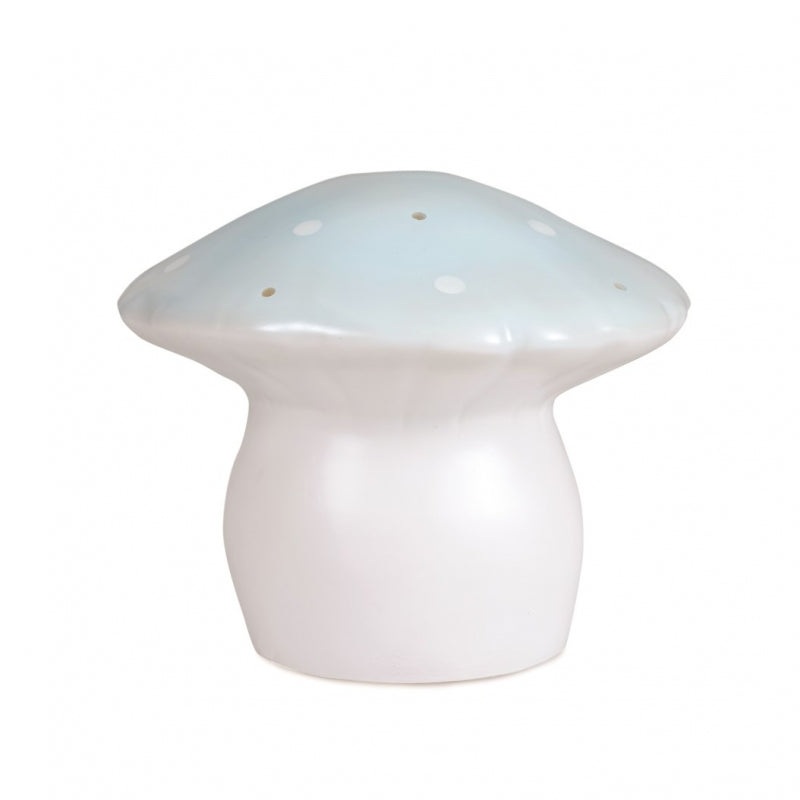 Knox & Floyd Heico Lamp  Medium Mushroom Light Blue