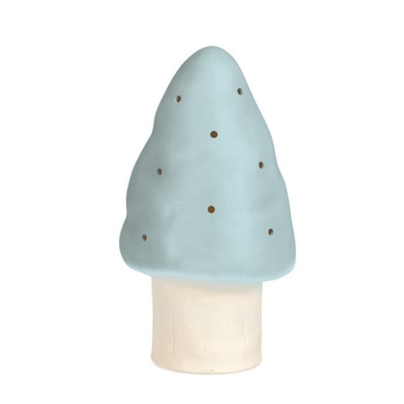 Knox & Floyd Heico Lamp  Small Mushroom Blue