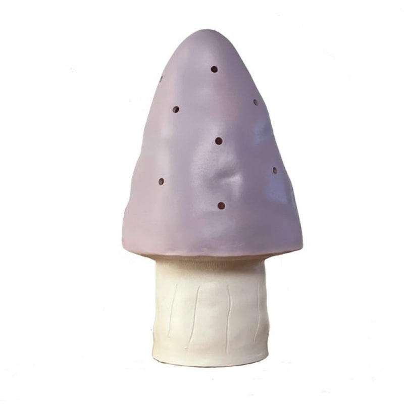 Knox & Floyd Heico Lamp  Small Mushroom Lavander