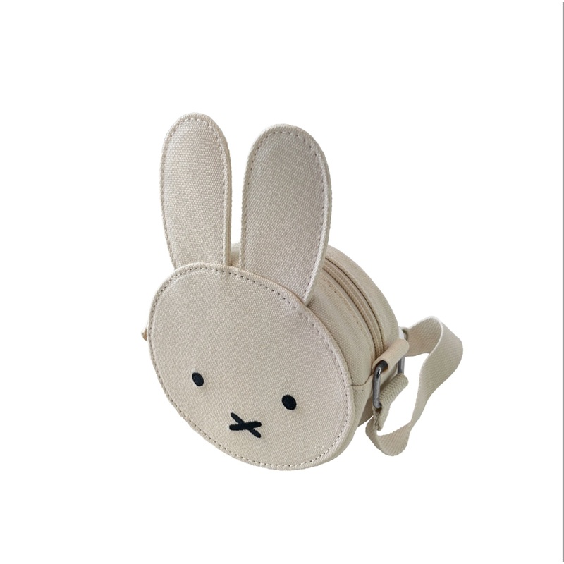 Miffy Crossbody Bag Canvas Ears Offwhite Small