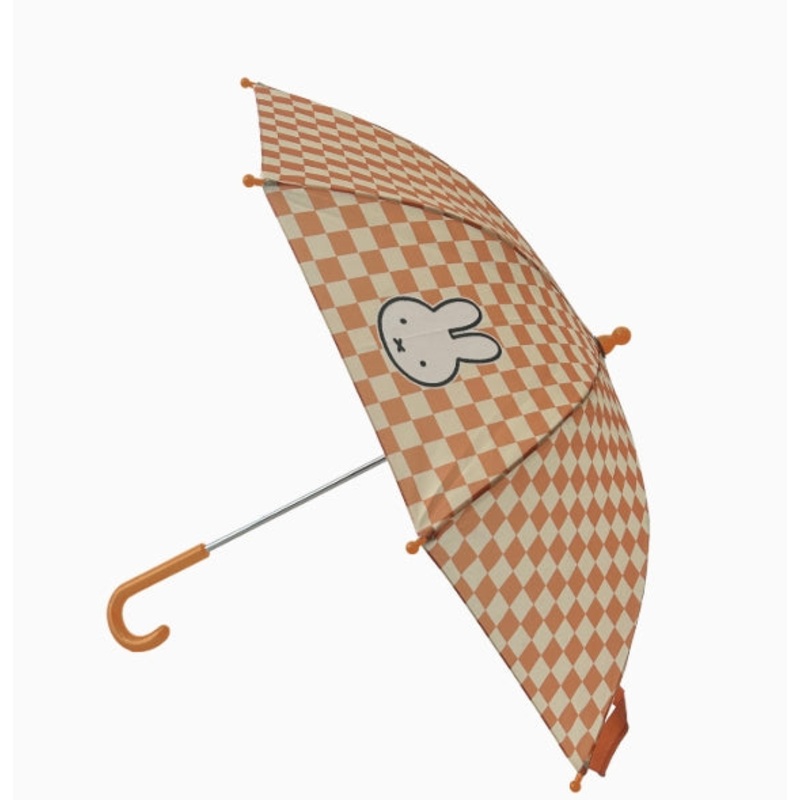 Miffy Umbrella Caramel White Checkerboard Small