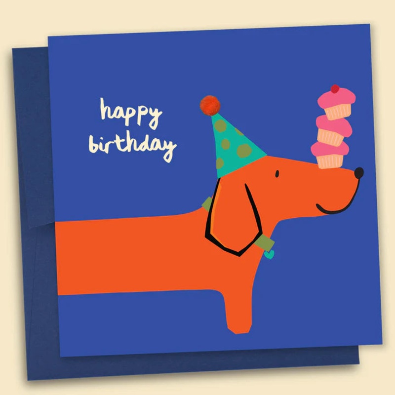 Papernest Happy Birthday Dachshund Card