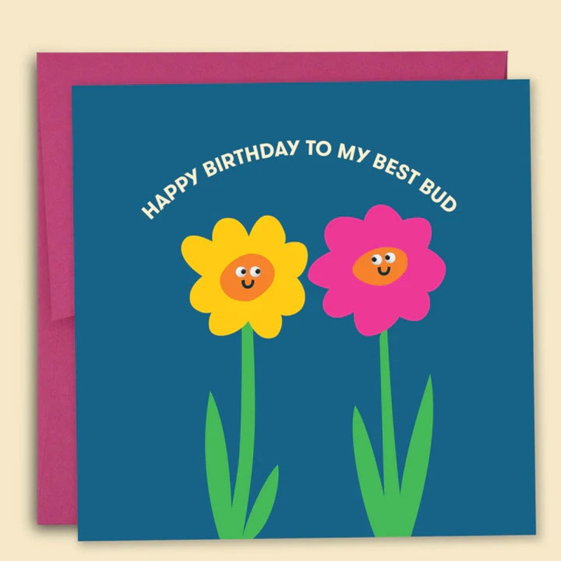 Papernest Happy Birthday To My Best Bud Card
