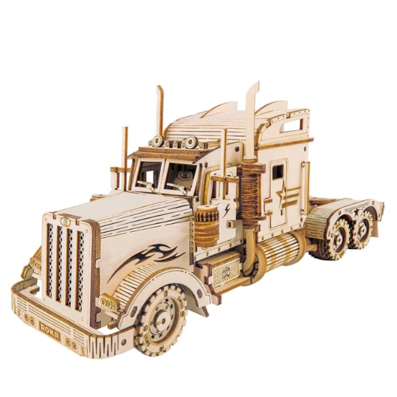 ROKR Heavy Truck Scale Model 3D Wooden Puzzle