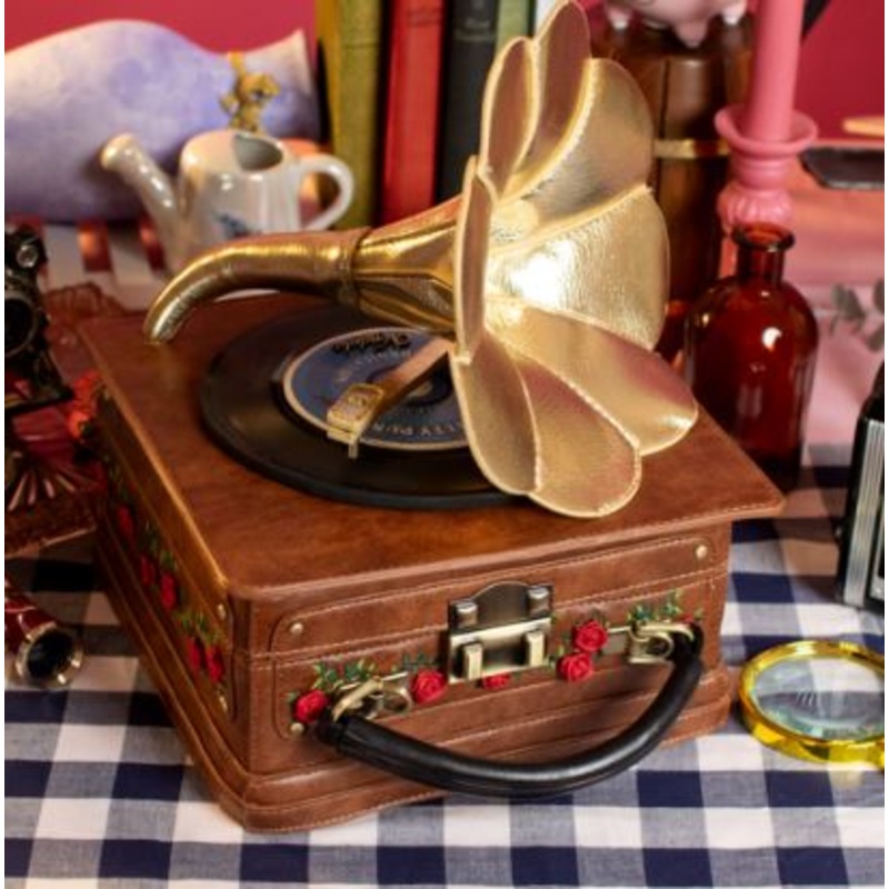 Vendula Vintage Rose Gramophone Case Bag