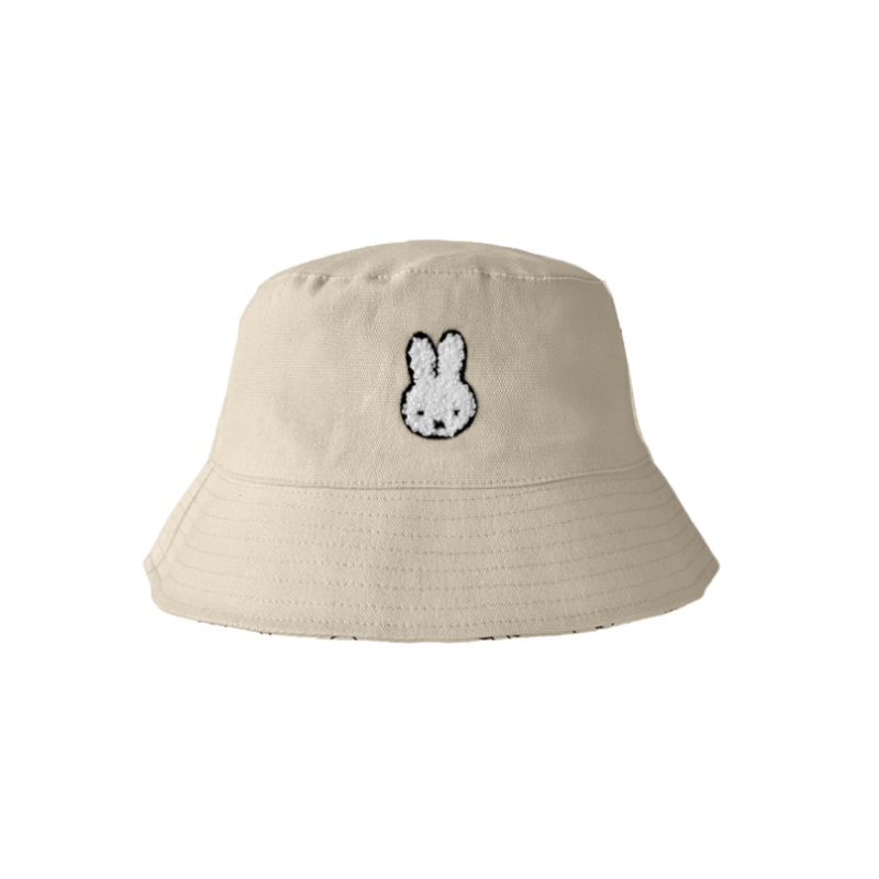 Engelite Miffy Canvas Bucket Hats Cream (M) 56cm