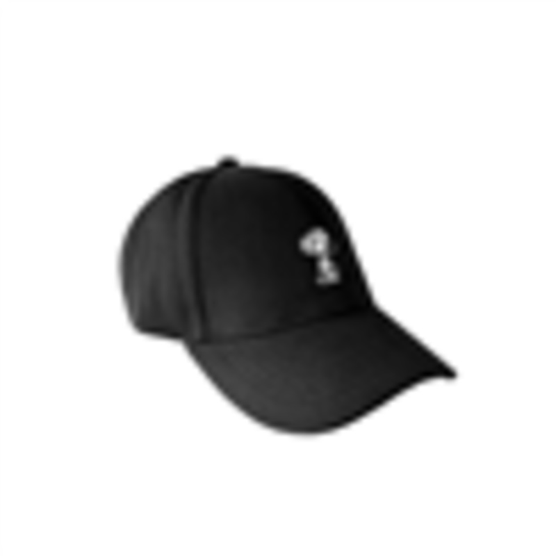 Engelite Peanuts Snoopy Canvas Cap Black (M) 56cm