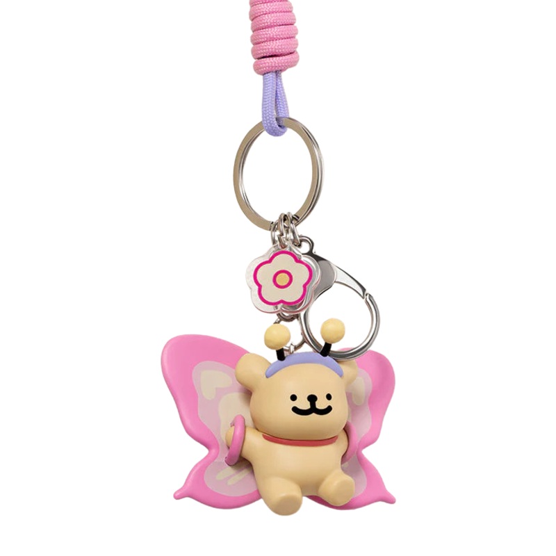 Funism Maltese Retriever Butterfly - Keychain
